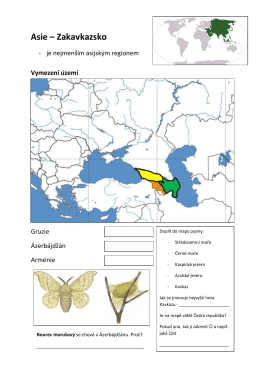 Asie – Zakavkazsko