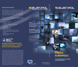 Profil europolu Evropská agentura pro oblast prosazování práva