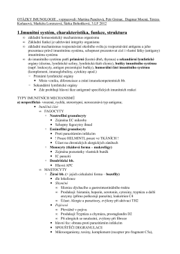 Vypracované otázky - imunologie (.pdf)