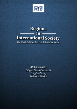 Regions in International Society The English School