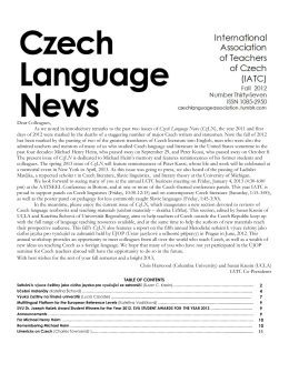 Czech Language News