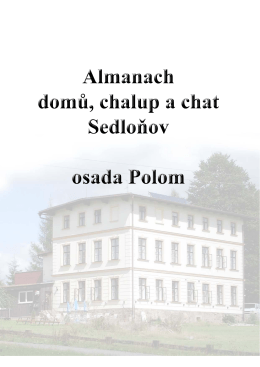 Almanach Polom - Obec Sedloňov