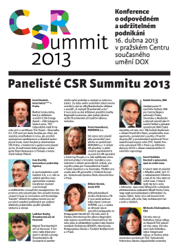zde. - CSR Summit 2014