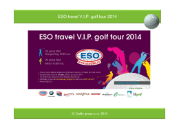ESO travel VIP golf tour 2014