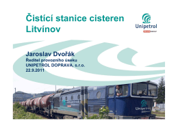Čistící stanice cisteren Litvínov (PDF)