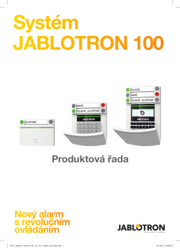 Jablotron 100 – katalog