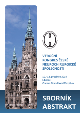 zde - Výroční kongres ČNCHS, 10. až 12. 12. 2014, Liberec