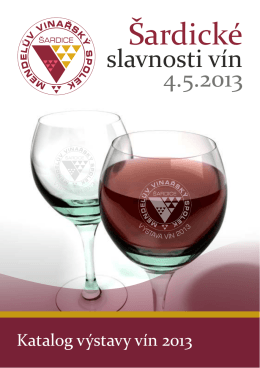 Katalog-2013 - Mendelův vinařský spolek Šardice