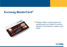 Eurowag MasterCard
