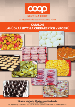 Katalog výrobků (PDF) - Západočeské konzumní družstvo Plzeň