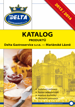 KATALOG - Delta Gastroservice sro