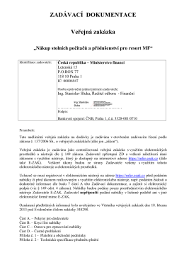 ZADÁVACÍ DOKUMENTACE-PC.pdf - Ministerstvo financí - E-ZAK