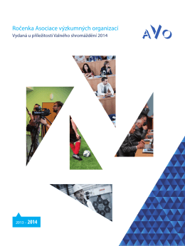 Ročenka AVO 2014 - Asociace výzkumných organizací