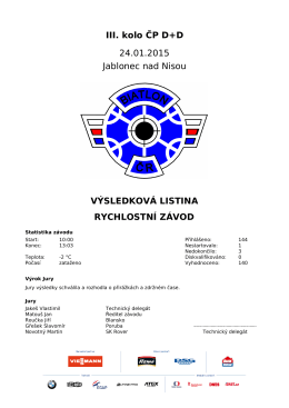 Výsledky - SKP Jablonec n.N.