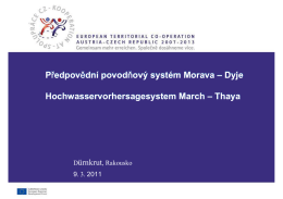 Předpovědní povodňový systém Morava – Dyje
