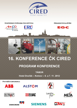 Program ČK CIRED 2012