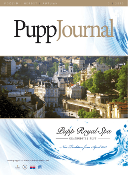 Pupp Journal Herbst 2013