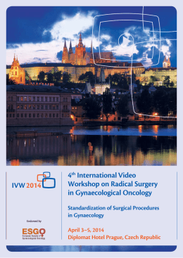 4th International Video Workshop on Radical Surgery in