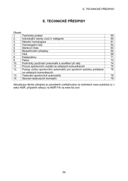 E - technické předpisy (pdf, 783 kB)