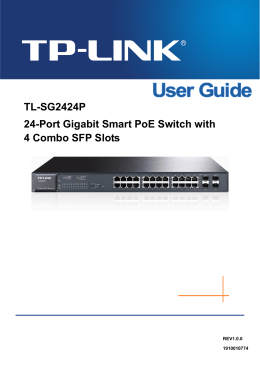 TL-SG2424P 24-Port Gigabit Smart PoE Switch with 4 - TP-Link