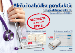 Akcni nabidka PL 2011 - COMPEK MEDICAL SERVICES, sro