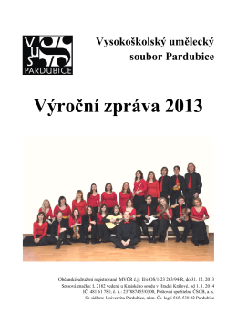 text výroční zprávy - VUS Pardubice