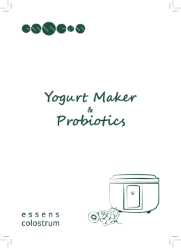 Yogurt Maker Probiotics