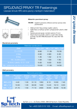 HFE_šrouby extra pevné v tenkých pleších - Sp