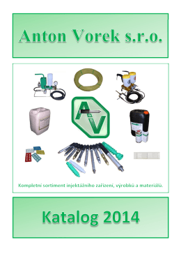 katalog ANTON VOREK 2014