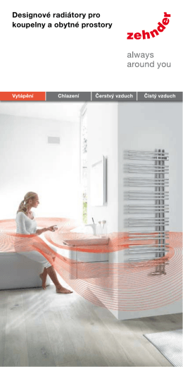 Designové radiátory pro koupelny a obytné prostory