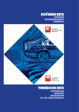 rocenka 2013 yearbook 2013 - Sdružení automobilového průmyslu