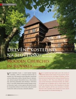 Dřevěné kostelíky na Slovensku - Poznej světové dědictví UNESCO