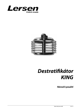 Destratifikátor KING - PS