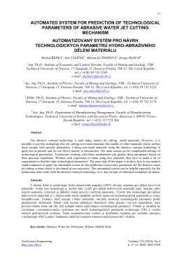 Automated System for Prediction of Technological Parameters of