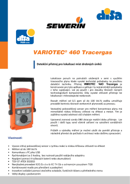 VARIOTEC® 460 Tracergas