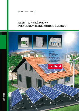 elektronické prvky pro obnovitelné zdroje energie