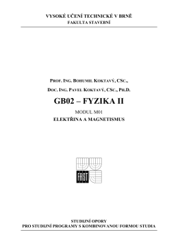GB02 – FYZIKA II