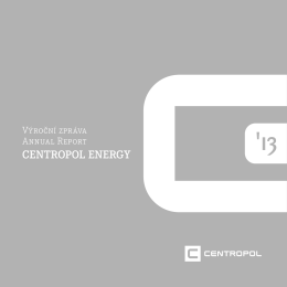 CENTROPOL ENERGY, a.s.