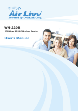 WN-220R User`s Manual