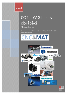 CO2 a YAG lasery obráběcí