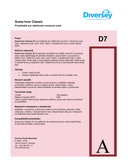 Technický list Suma Inox Classic D7.pdf - Ecoclean