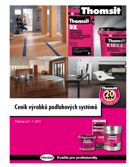 Podl.systémy THOMSIT 2014 od 7/2