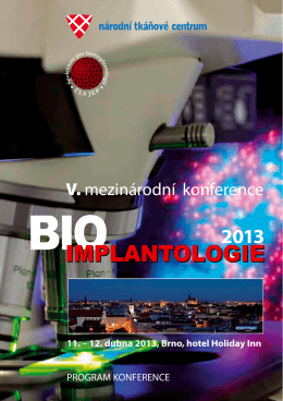 program - bioimplantologie 2013