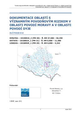 DYJ-24 Brno - Zveřejněné návrhy plánů povodí a plánů