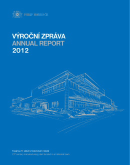 Výroční zpráva 2012 - Annual Report 2012