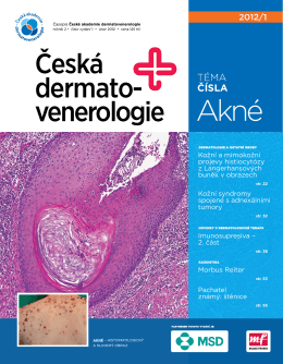Česká dermato- venerologie