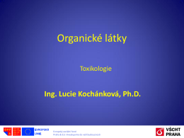 Toxikologie - 08 Organicke latky
