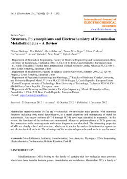 Structure, Polymorphisms and Electrochemistry of Mammalian