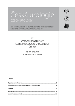 Celý článek - Česká Urologie