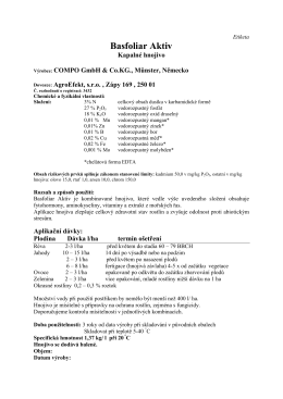 Agroefekt Basfoliar Aktiv 5794 - compo